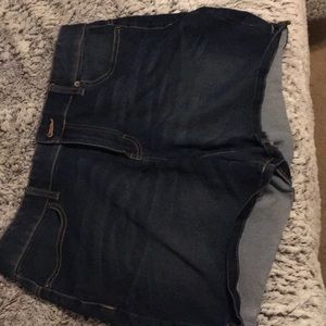 Terra and sky denim shorts